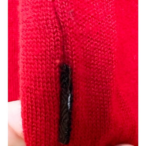 Pierre Cardin Red Sweater - Size Small - Classic & Stylish - Picture 6 of 7